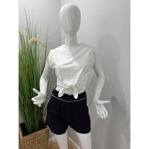 Commense Cotton Knotted T-Shirt white size M‎